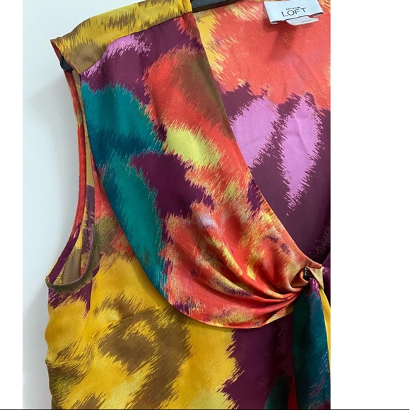 Ann Taylor LOFT sleeveless blouse Size L - Picture 6 of 11